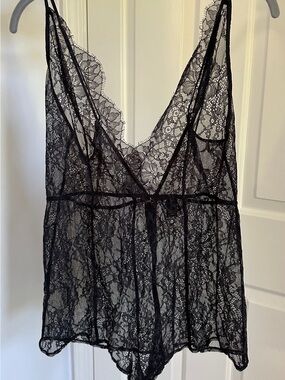 Victoria's Secret Sheer Lace Babydoll